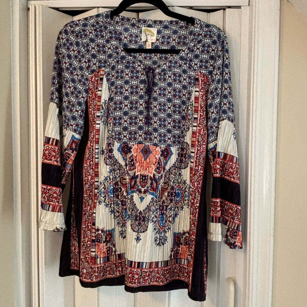 Anthropologie Fig And Flower Top. Like New.